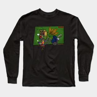 Ghosted on the fly - Green Long Sleeve T-Shirt